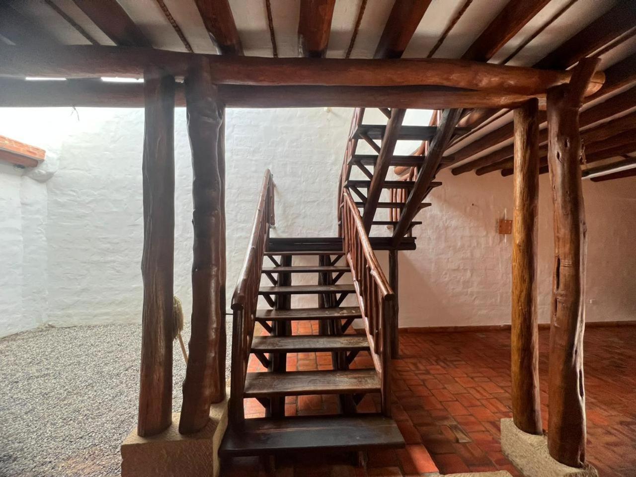 La Casa Del Toche Barichara Hotel Eksteriør billede