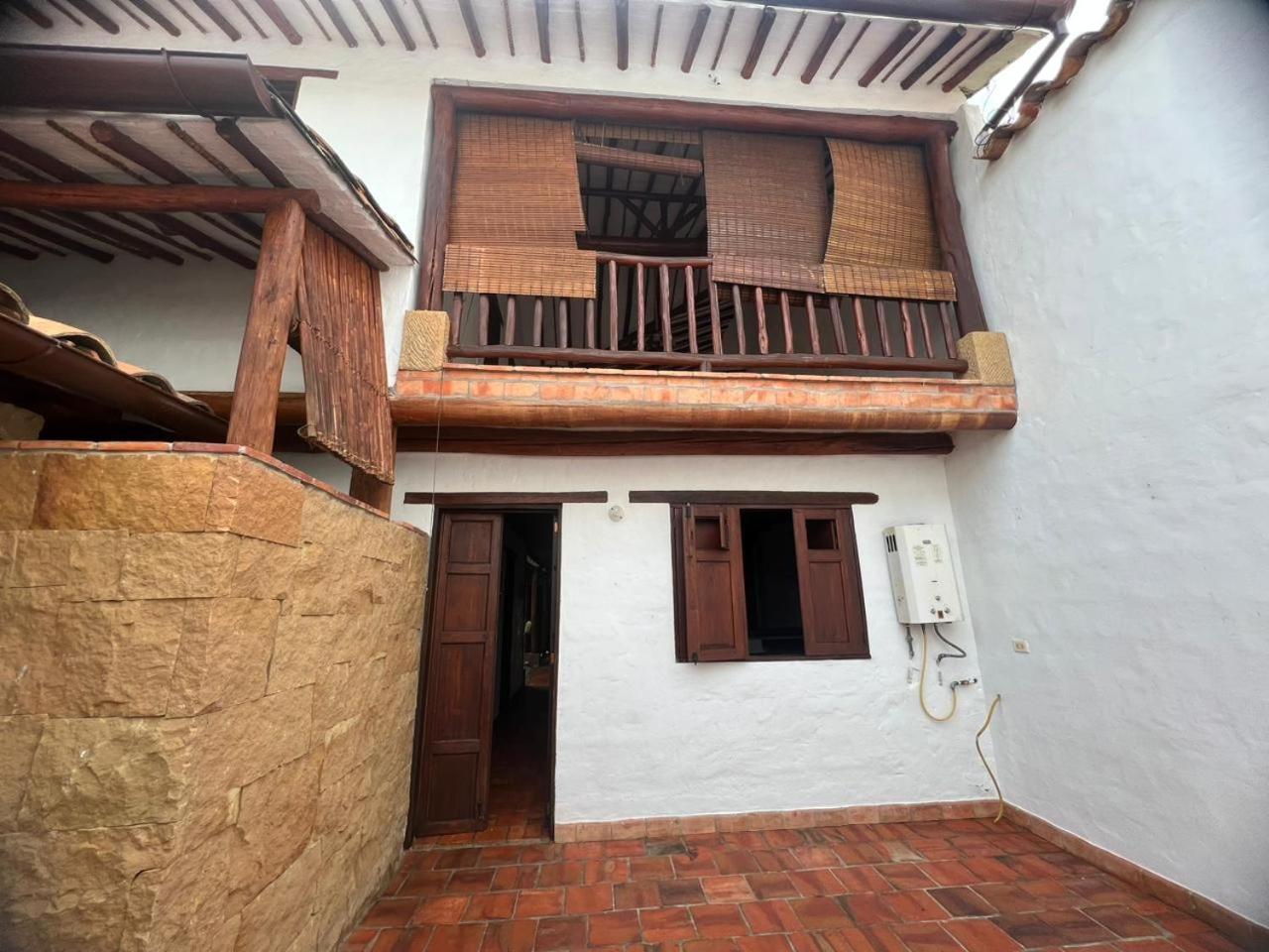 La Casa Del Toche Barichara Hotel Eksteriør billede